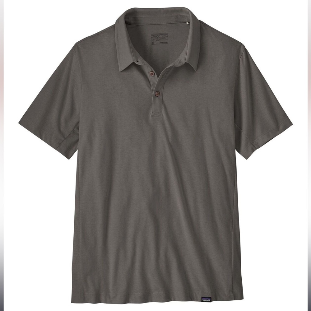 Patagonia Gray Regular Fit Cotton Polo